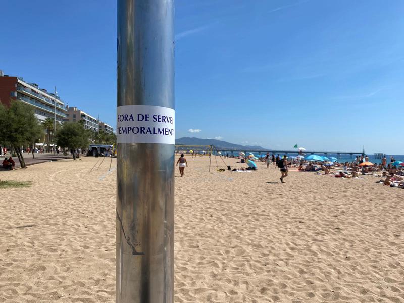 Les platges de Badalona tornaran a disposar de dutxes