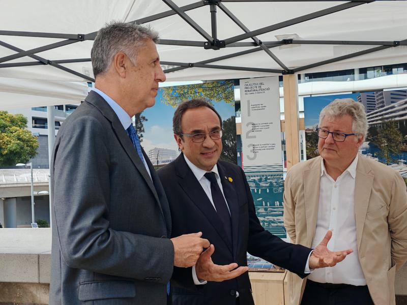 Josep Rull, sobre el Canal del Gorg: 'És una de les reformes urbanes més disruptives de Catalunya'