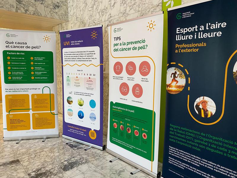 L'Hospital Germans Trias acull una exposició per conscienciar sobre el càncer de pell