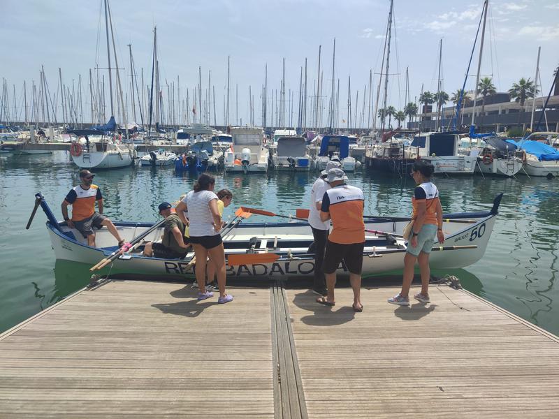 El Club de Rem Badalona celebra la segona edició de la jornada amb AFANOC