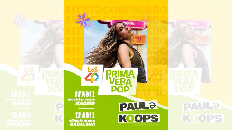 Paula Koops al Primavera Pop