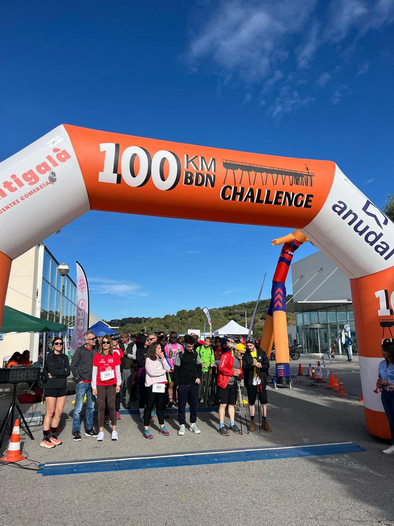 550 persones participen en la primera edició de la Trail Solidària de l'Institut Guttmann i 100km BDN Challenge
