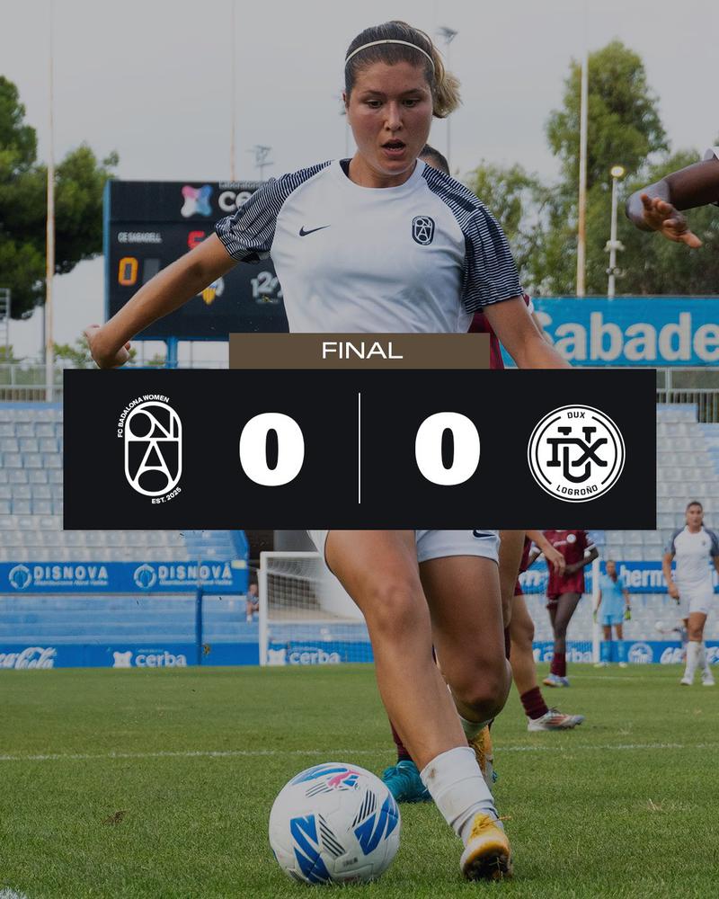 El Badalona Women segueix invicte però s'ofega en atac (0-0)