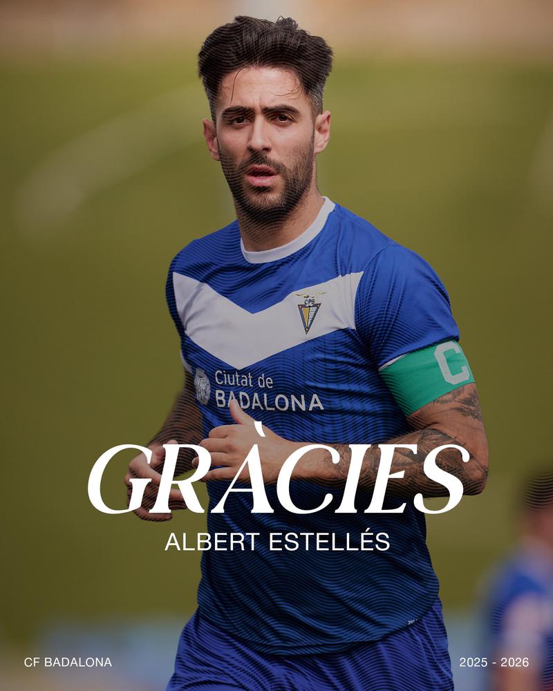 Albert Estellés no continuarà al Badalona 