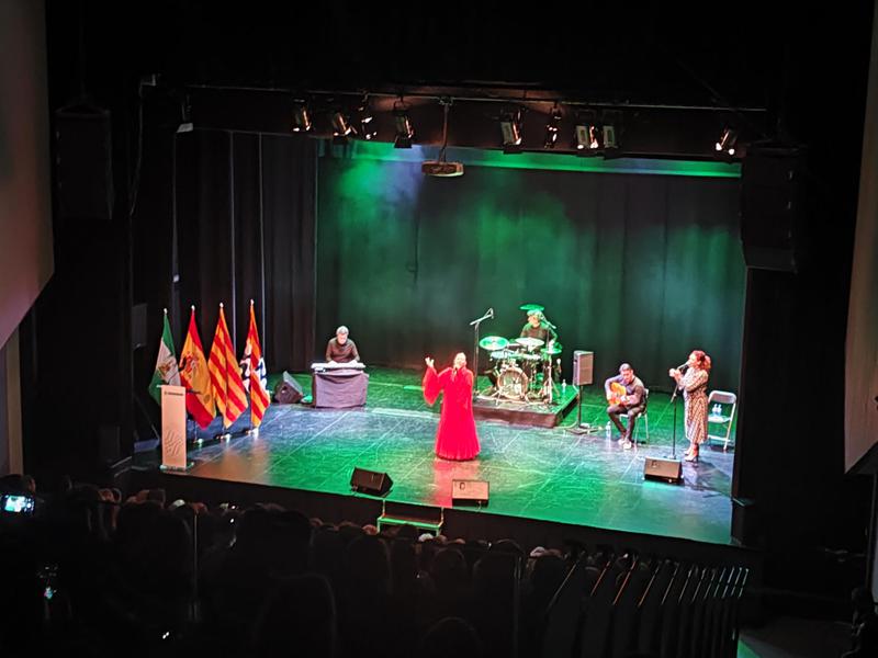 Maria de la Colina porta 'Pura Flamencura' al Teatre Margarida Xirgu en el Dia d'Andalusia