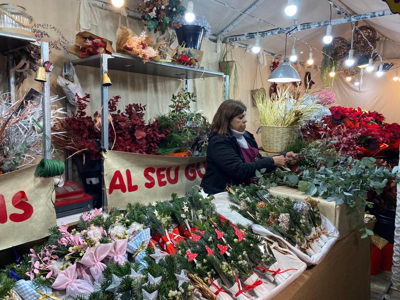 Els paradistes de la Fira de Nadal confien que milloraran les vendes al desembre