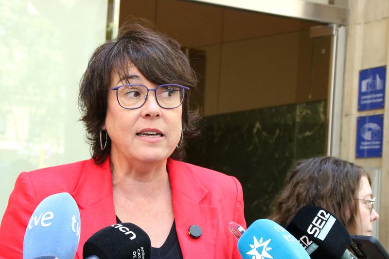 L'eurodiputada d'Esquerra Republicana Diana Riba carrega contra Albiol per fer 'populisme' amb l'ocupació