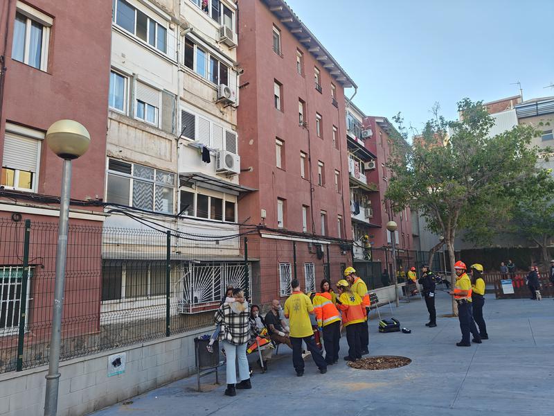 Extingit un incendi d'origen elèctric al carrer Bailén, a Bufalà