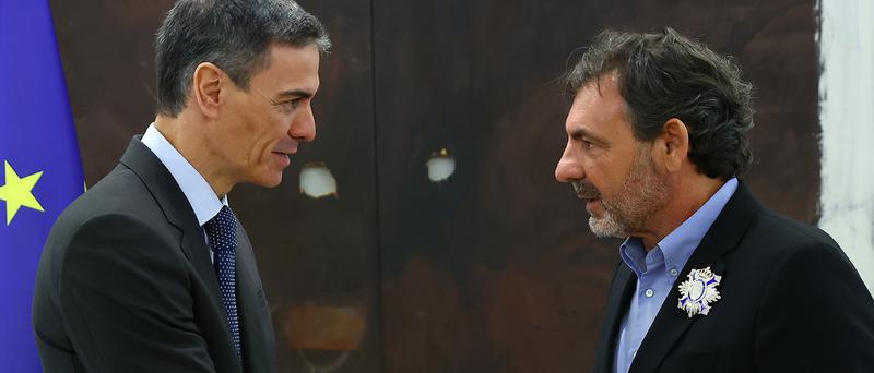 El badaloní Òscar Camps rep l'Orde del Mèrit Civil al Palau de la Moncloa