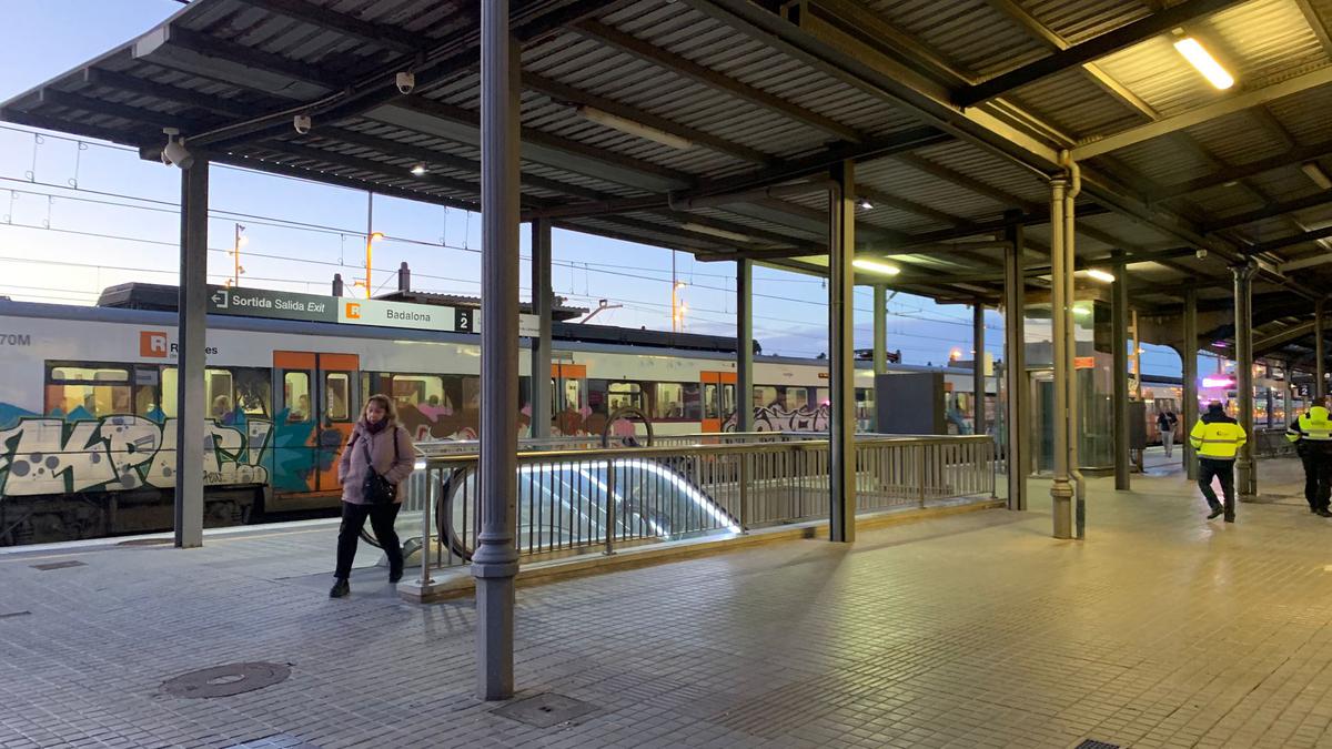 estacio sense usuaris a la represa