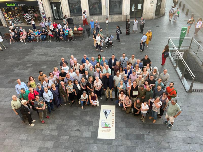 L'Ajuntament rep al Centre Excursionista de Badalona per commemorar el seu centenari