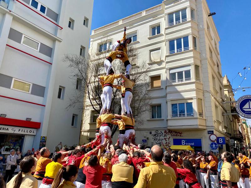 Arrenca la nova temporada dels Castellers de Badalona