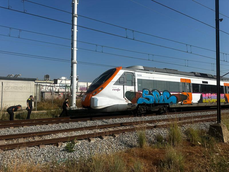 Atropellament mortal a la via ferroviària de Badalona i Sant Adrià