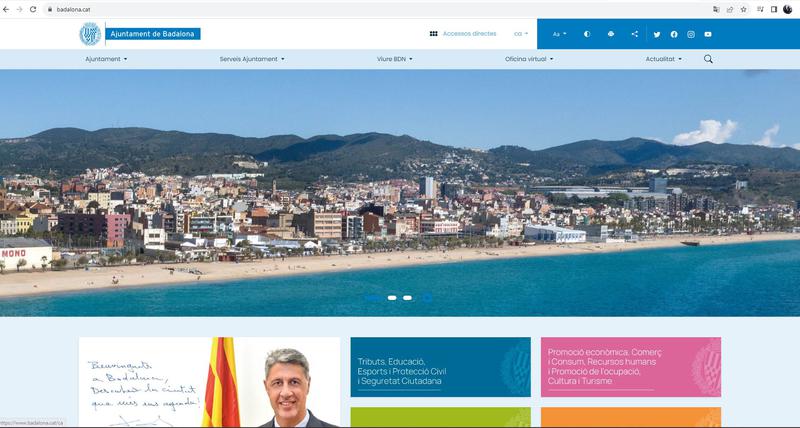 L'Ajuntament de Badalona estrena nou portal web