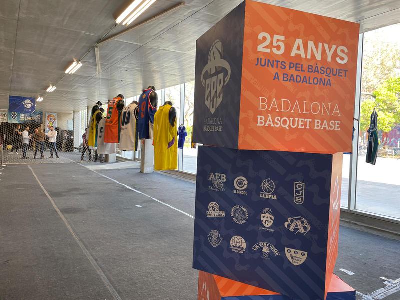 25 anys de bàsquet a Badalona en una exposició a Pompeu Fabra