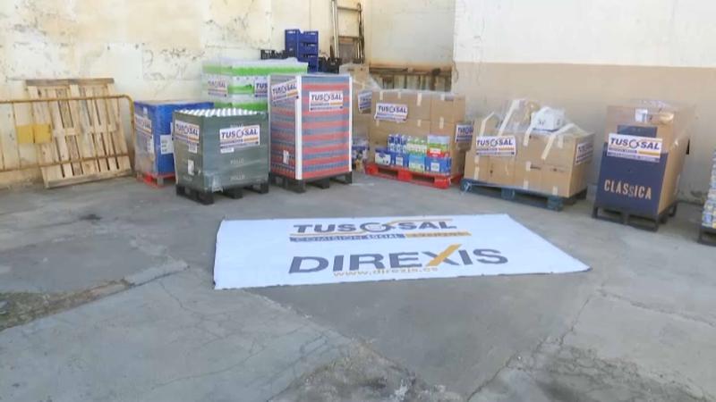 Tusgsal entrega 10 tones d'aliments al Banc dels Aliments Gorg Mar