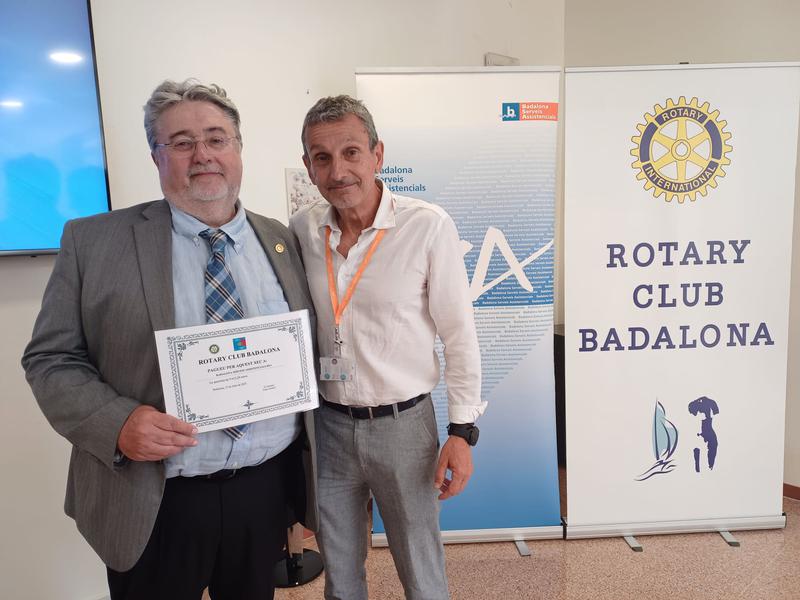 BSA obrirà un jardí terapèutic gràcies a la donació del Rotary Club Badalona