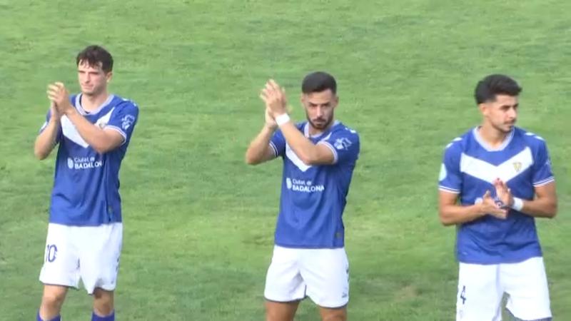 Robert Simón torna a ser feliç jugant amb el 'seu' Badalona 