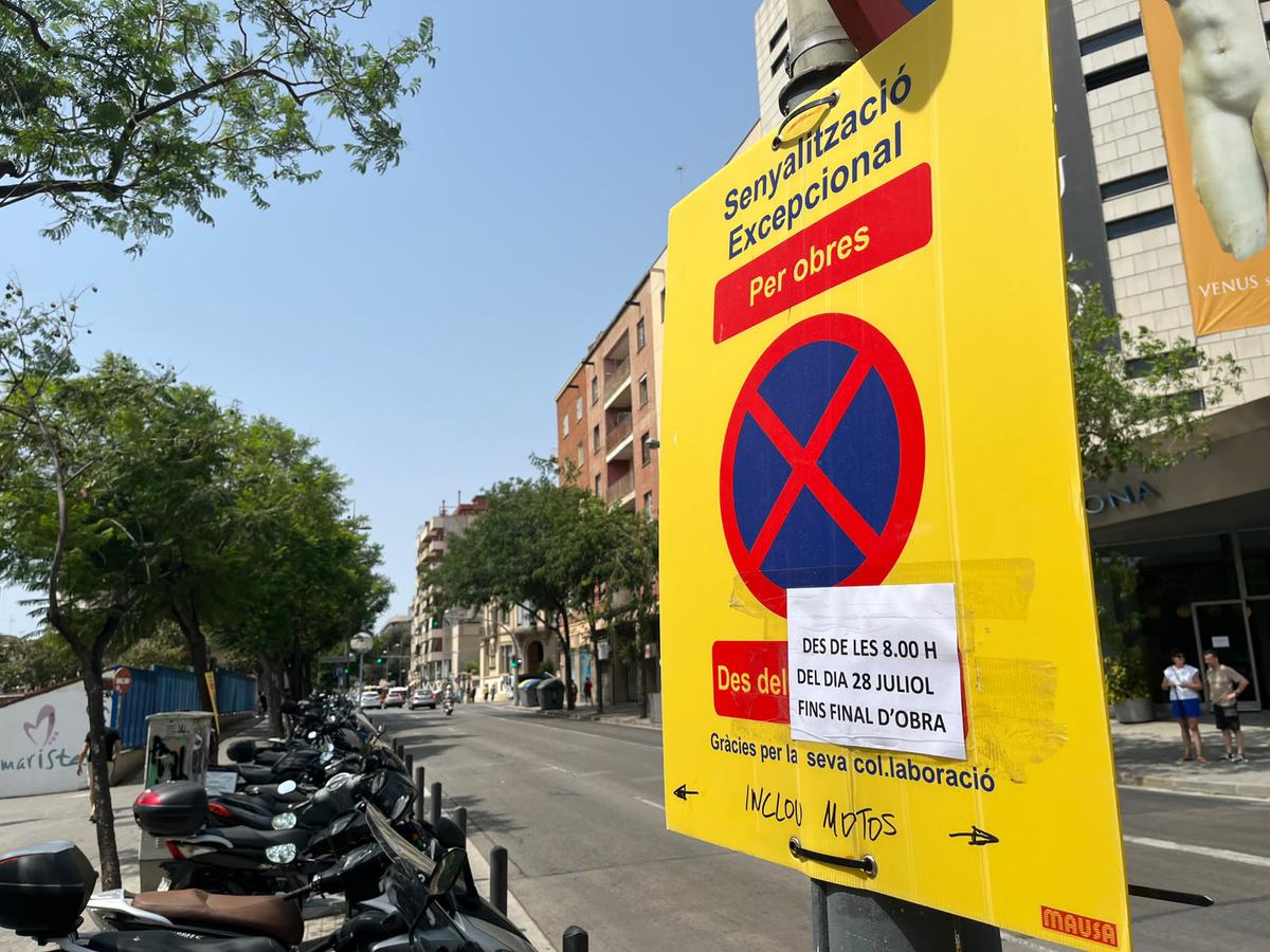 comencen-les-obres-del-carril-bus-invers-a-la-via-augusta