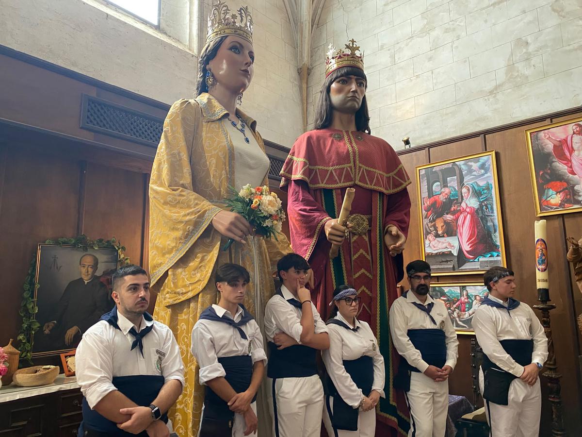 Gegants Jeroni i Badamar Monestir Sant Jeroni de la Murtra 80è aniversari Colla geganters Badalona 9.jpeg