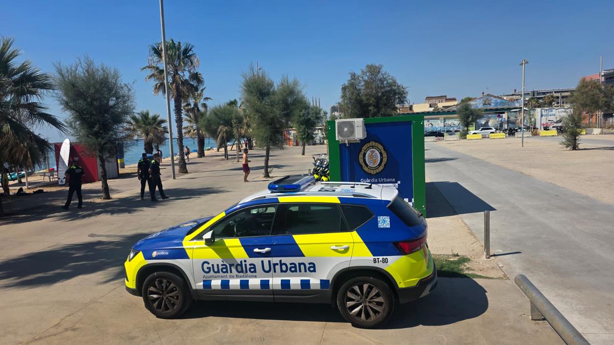 <p>Més vigilància al litoral badaloní</p>