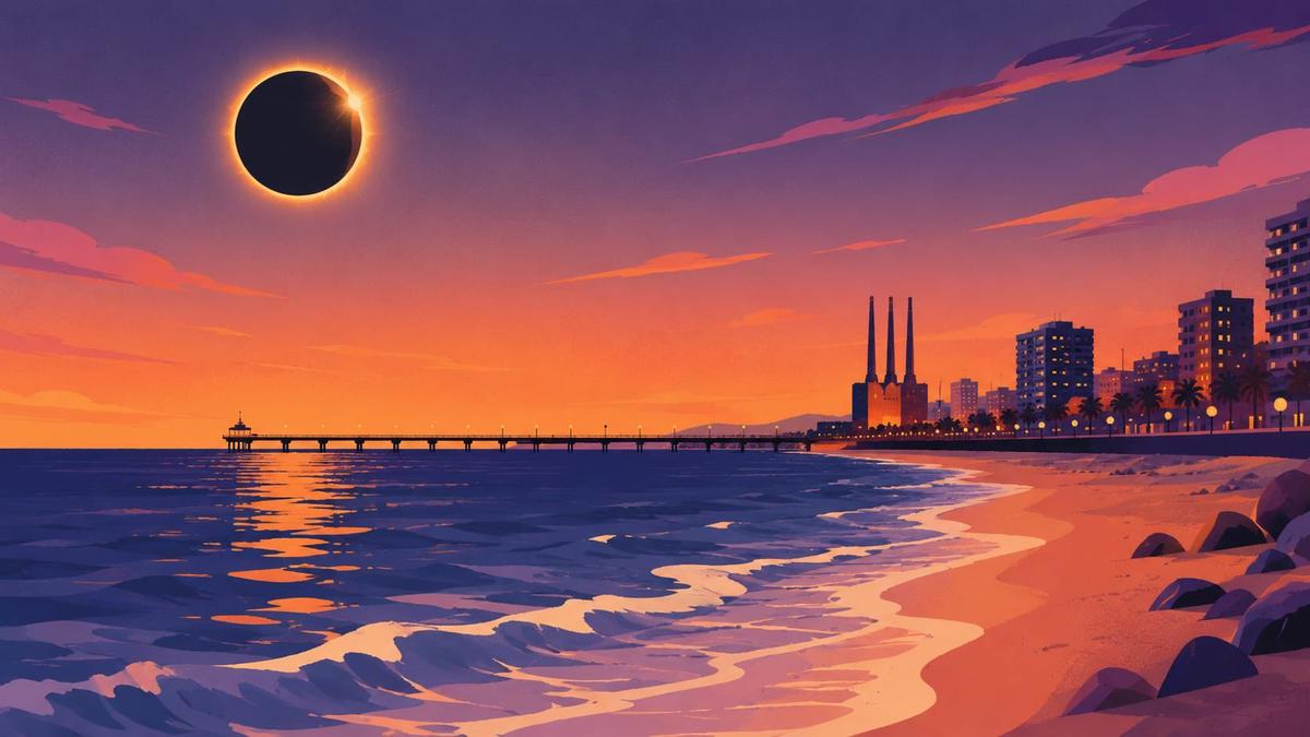 <p>Badalona Comunicació fa una crida a compartir les millors fotografies i vídeos de l'eclipsi a la ciutat</p>